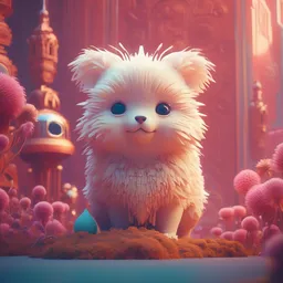 fluff, cute:: by beeple and James Gilleard and Justin Gerard :: ornate, dynamic, particulate, intricate, elegant, highly detailed, centered, artstation, smooth, sharp focus, octane render, 3d