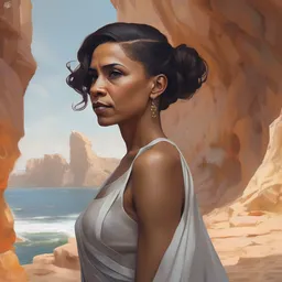 portrait of a woman, cliffs, obama, obama, obama, obama, intricate, elegant, highly detailed, digital painting, artstation, concept art, smooth, sharp focus, illustration, art by artgerm and greg rutkowski and alphonse mucha and william - adolphe bouguereau