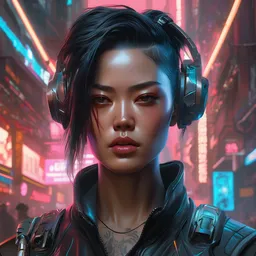 portrait painting of cyberpunk jackson wang badass cyberware, ultra realistic, concept art, intricate details, eerie, highly detailed, photorealistic, octane render, 8 k, unreal engine. art by artgerm and greg rutkowski and magali villeneuve and alphonse mucha