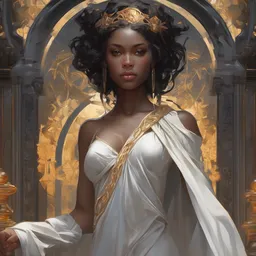 black narnia, intricate, elegant, highly detailed, digital painting, artstation, concept art, smooth, sharp focus, illustration, art by artgerm and greg rutkowski and alphonse mucha and william - adolphe bouguereau