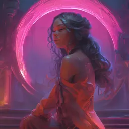 shadows, neon, fibonacci, sweat drops, insane, intricate, highly detailed, digital painting, artstation, concept art, smooth, sharp focus, illustration, Unreal Engine 5, 8K, art by artgerm and greg rutkowski and alphonse mucha