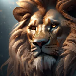 realistic detailed portrait of the lionman, dynamic lighting, photorealistic fantasy concept art, trending on art station, stunning visuals, creative, cinematic, ultra detailed