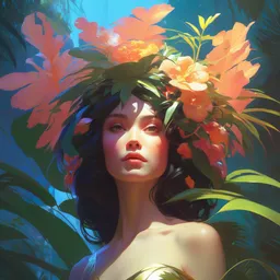 eden creature from paradise fallen on earth, divine, irresistible , light ** , fantasy, portrait, sharp focus, intricate, elegant, digital painting, artstation, matte, highly detailed, concept art, illustration, ambient lighting, art by ilya kuvshinov, artgerm, Alphonse mucha, and Greg Rutkowski
