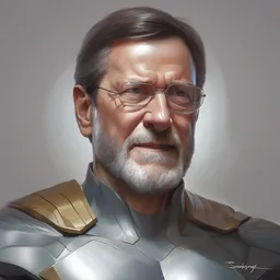 mariano rajoy as a superhero, by stanley artgerm, very detailed, amazing quality, trending on artstation