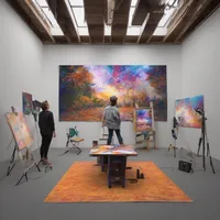 A virtual reality art studio