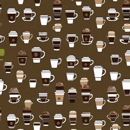 Develop a logo for a tech-themed coffee shop that offers Wi-Fi and digital ordering. Utilize a combination of coffee cup icons and Wi-Fi signals to symbolize connectivity and convenience. Use a color palette of coffee-inspired browns and digital green for a cozy atmosphere.