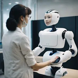 A futuristic robot companion for healthcare support
