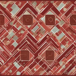 a icon of glamorous red carpet with a flat style, creating a playful mood in a sports theme, featuring brown color.