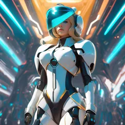 full body Princess Rosalina with a scifi futuristic space suit by Ilya Kuvshinov concept art, Mobile Suit Gundam Mech suit, symmetrical face Glycerine skin hyper realistic neon Bioluminescent Cleopatra, trending on artstation