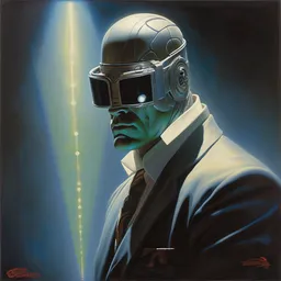 cinematic bust portrait of beautiful John Cena the invisible man from left, head and chest only, exotic alien features, robotic enhancements, desaturated, Tim Hildebrandt, Wayne Barlowe, Bruce Pennington, donato giancola, larry elmore, oil on canvas, masterpiece, trending on artstation, featured on pixiv, cinematic composition, dramatic pose, beautiful lighting, sharp, details, hyper-detailed, HD, HDR, 4K, 8K