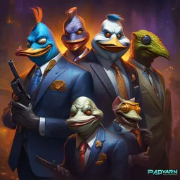 anthropomorphic highly detailed payday 2 gang portrait in creepy rayman legends style, intricate, elegant, digital painting, artstation, concept art, smooth, sharp focus, illustration, art by artgerm, bob eggleton, michael whelan, stephen hickman, richard corben, wayne barlowe, trending on artstation and greg rutkowski and alphonse mucha, 8 k