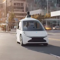 A self-driving car revolutionizing transportation