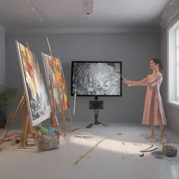 A virtual reality art studio for 3D sculpting