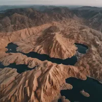 A drone capturing stunning landscapes from above