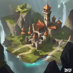 DND campaign locations concept art, trending on artstation