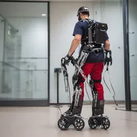A robotic exoskeleton assisting people with mobility challenges